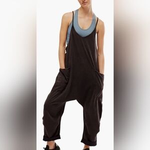 FP Movement by Free People Dark Brown Jumpsuit